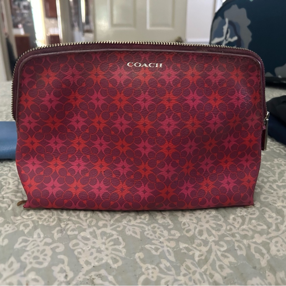 Used Coach Makeup bag